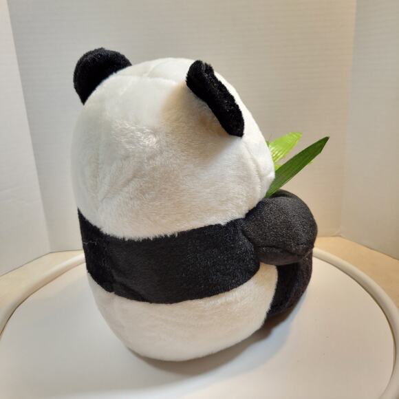 Panda Bear Plush Stuffed Animal 12" Holding Baby with Bamboo Plushy Stuffy - Picture 8 of 16